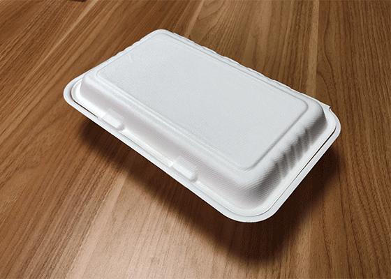 泰国工厂大量现货供应：纸浆模塑餐具;9×6锁盒 型号2